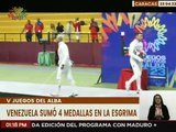 Venezuela suma 4 preseas en esgrima para un total de 41 medallas y se posiciona al tope de la tabla