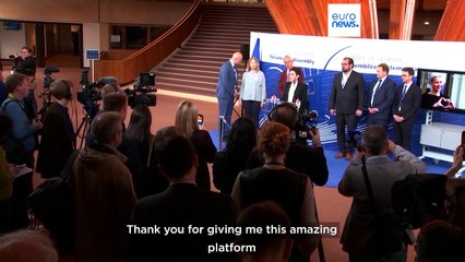 Europe pays tribute to Kremlin critic Vladimir Kara-Murza among others