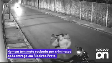 Homem tem moto roubada por criminosos após entrega em Ribeirão Preto