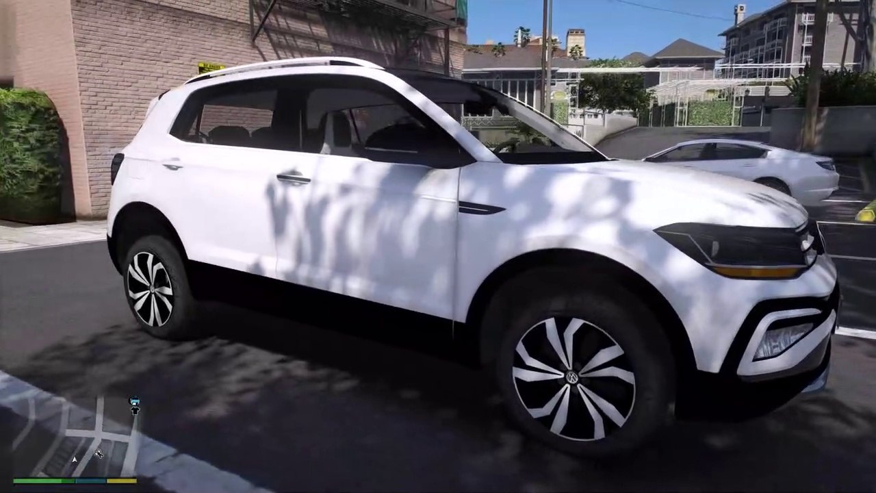 GTA 5 - Uber Driving in VW Tiguan with Logitech G29