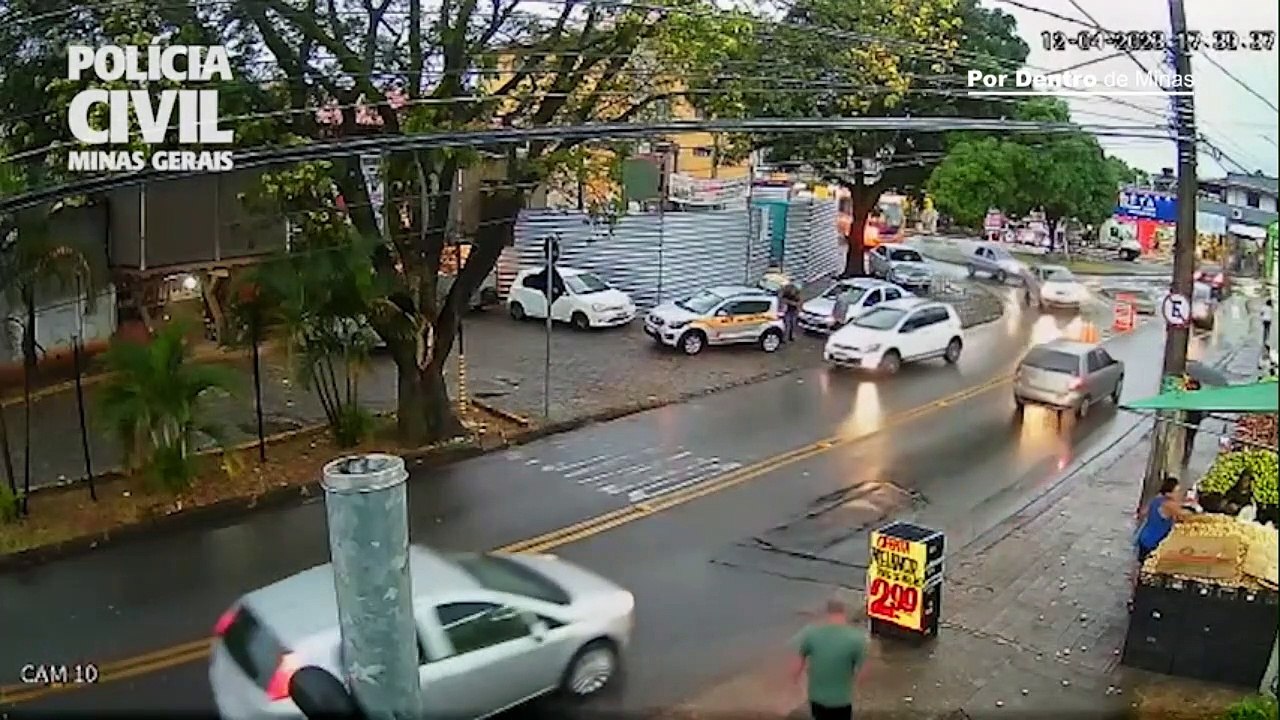 Polícia divulga novas imagens que mostram instrutor de autoescola sendo arrastado por carro em BH