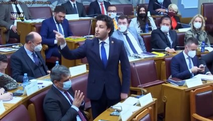 Dritan Abazović odgovorio bezobraznoj poslanici u Narodnoj skupštini Crne Gore 2020