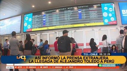 Alejandro Toledo: así informó la prensa extranjera la llegada del expresidente a Perú