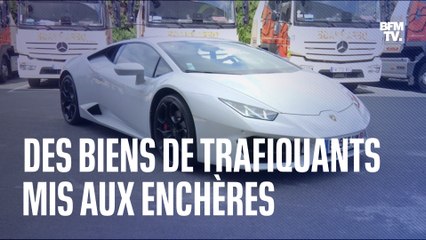 Des biens de trafiquants mis aux enchères