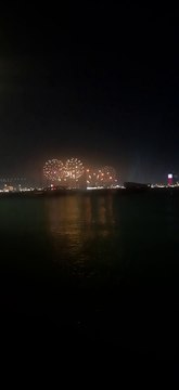Firewalls On Doha Qatar corniche beach