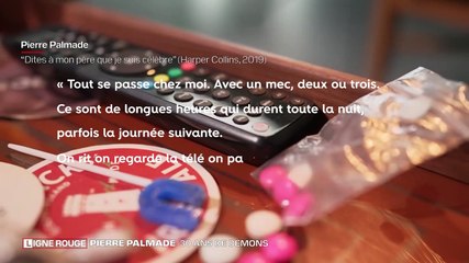 Camille parle des soirées chemsex avec Pierre Palmade dans Palmade, 30 ans de démons diffusé dans l'émission Ligne Rouge