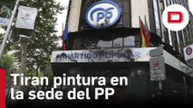 Detenidos cinco activistas de 'Futuro Vegetal' por los ataques a las sedes de PP y PSOE