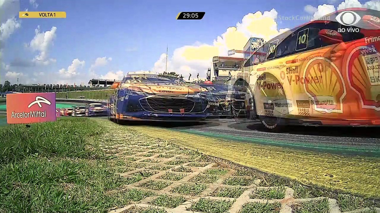 Veja a largada da primeira corrida da Etapa de Interlagos da Stock Car 24/04/2023 17:50:41