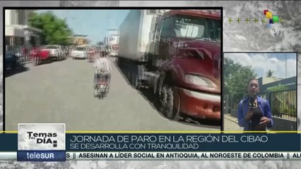 Download Video: República Dominicana: Manifestantes del Cibao denuncian alto costo de vida y creciente inflación