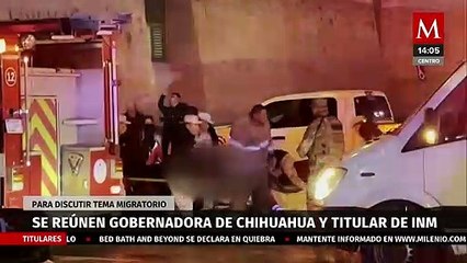 Gobernadora de Chihuahua se reúne con Francisco Garduño para discutir tema migratorio