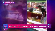 VIDEO: Pelea campal en trajineras de Xochimilco