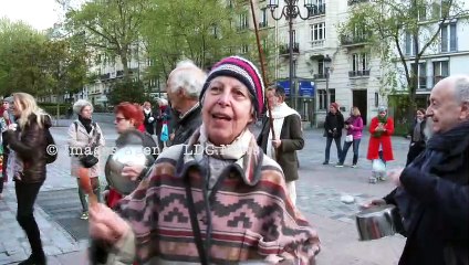 Concert de casseroles pour l'anniversaire d'Emmanuel Macron. Paris/France - 24 Avril 2023