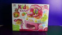 Toy Kitchen velcro fruit vegetables cooking soup baking bread cookies toy food asmr