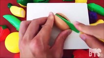 Toy Cutting Fruit Velcro Cooking Playset & Vegetables Toys with Nursery R