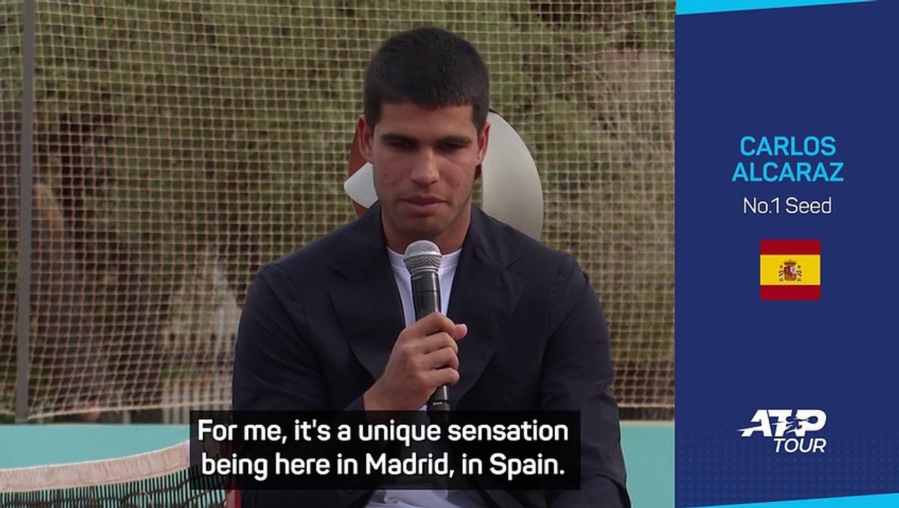 Alcaraz determined to embrace home advantage at Madrid Open