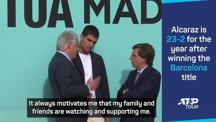 Alcaraz determined to embrace home advantage at Madrid Open