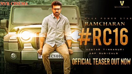 After Huge Success Of RRR Ramcharan Next Movie Is RC16 With Jhanvi Kapoor Watch Full Video