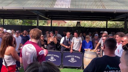 Two-up at The Cricketers Arms