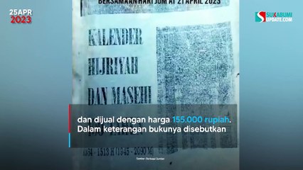 Viral Buku Kalender Hijiriyah dan Masehi 150 Tahun, Prediksi Akurat Idul Fitri Tahun 2023