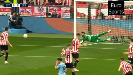 Man City 3-0 Sheffield United Mahrez hat-trick sends City to FA Cup final!