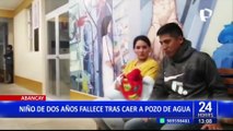 Niño de 2 años muere al caer a pozo en Abancay: Vecinos responsabilizan a encargados de parque