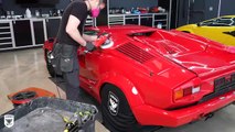 Lamborghini Countach Full Detail and Drive INSANE Sound