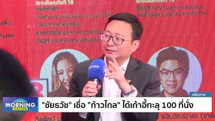 กระแสแรง ‘ก้าวไกล’ ตั้งเป้าได้ ส.ส. 100 ที่นั่ง | Morning Nation | 25 เม.ย. 66 | PART 2