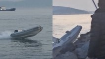 Kartal'da bottan denize düşen 2 kişiden 1'i kurtarıldı, diğeri kayıp