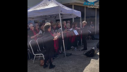 Wangi residents sing I am Australian