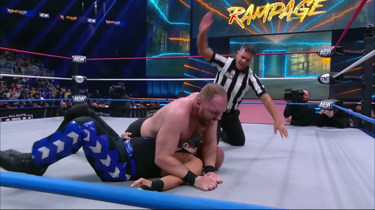 Jon Moxley goes toe-to-toe with the Fallen Angel Christopher Daniels - AEW Rampage 4_22_23
