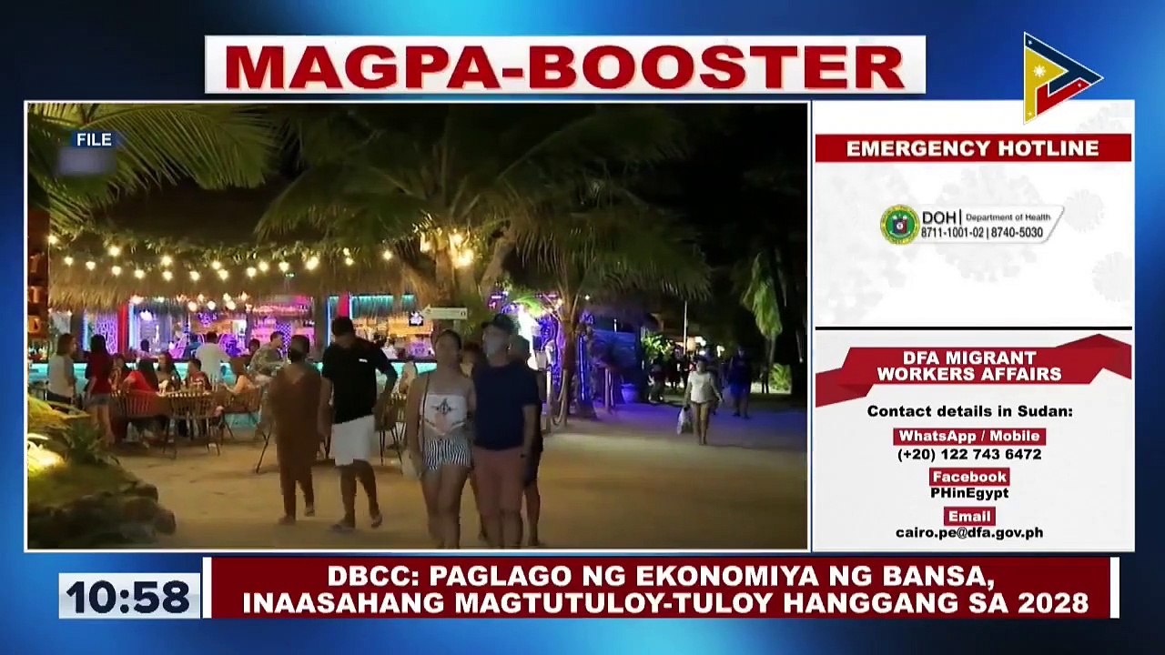 DBCC: Paglago ng ekonomiya ng bansa, inaasahang magtutuloy-tuloy hanggang sa 2028