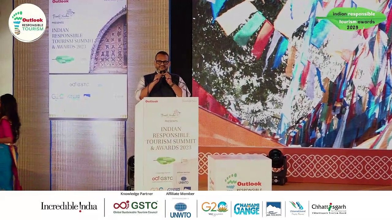 Indranil Roy, CEO of Outlook Group Delivers the Welcome Address At IRTA