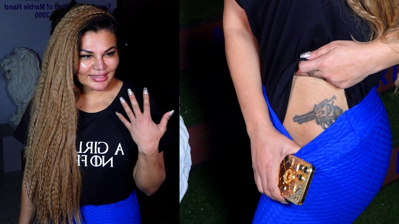 Rakhi Sawant ने Flaunt किया अपना Gun Tattoo, Urfi Javed को कहा Hot, Rakhi's most Funny Video Viral!