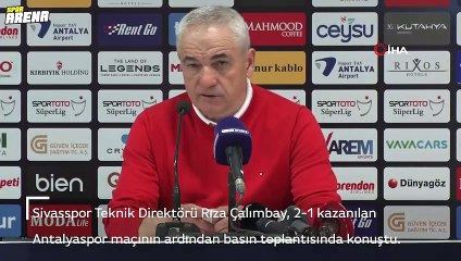 Rıza Çalımbay: 'Fenerbahçe hayati derecede önemli bir maç'