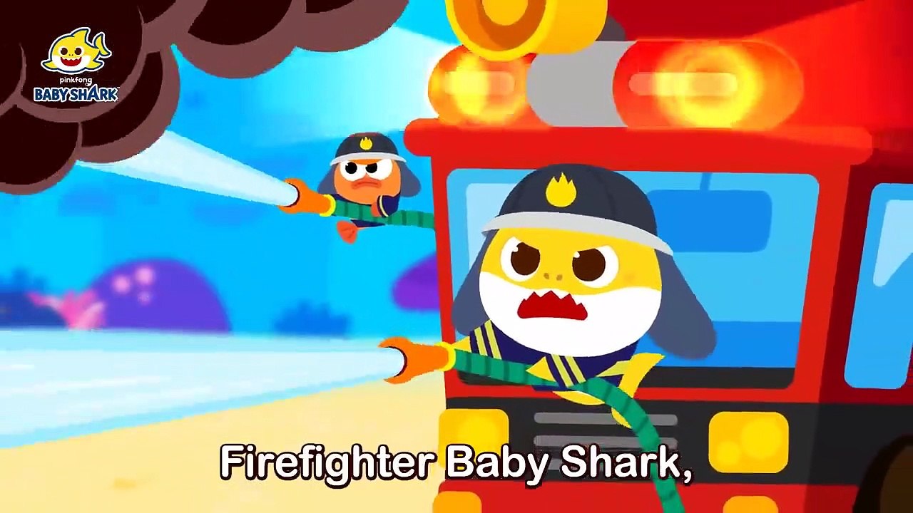 Baby Shark Fire Fighters to the Rescue - Safety Songs for Kids - Baby Shark Official