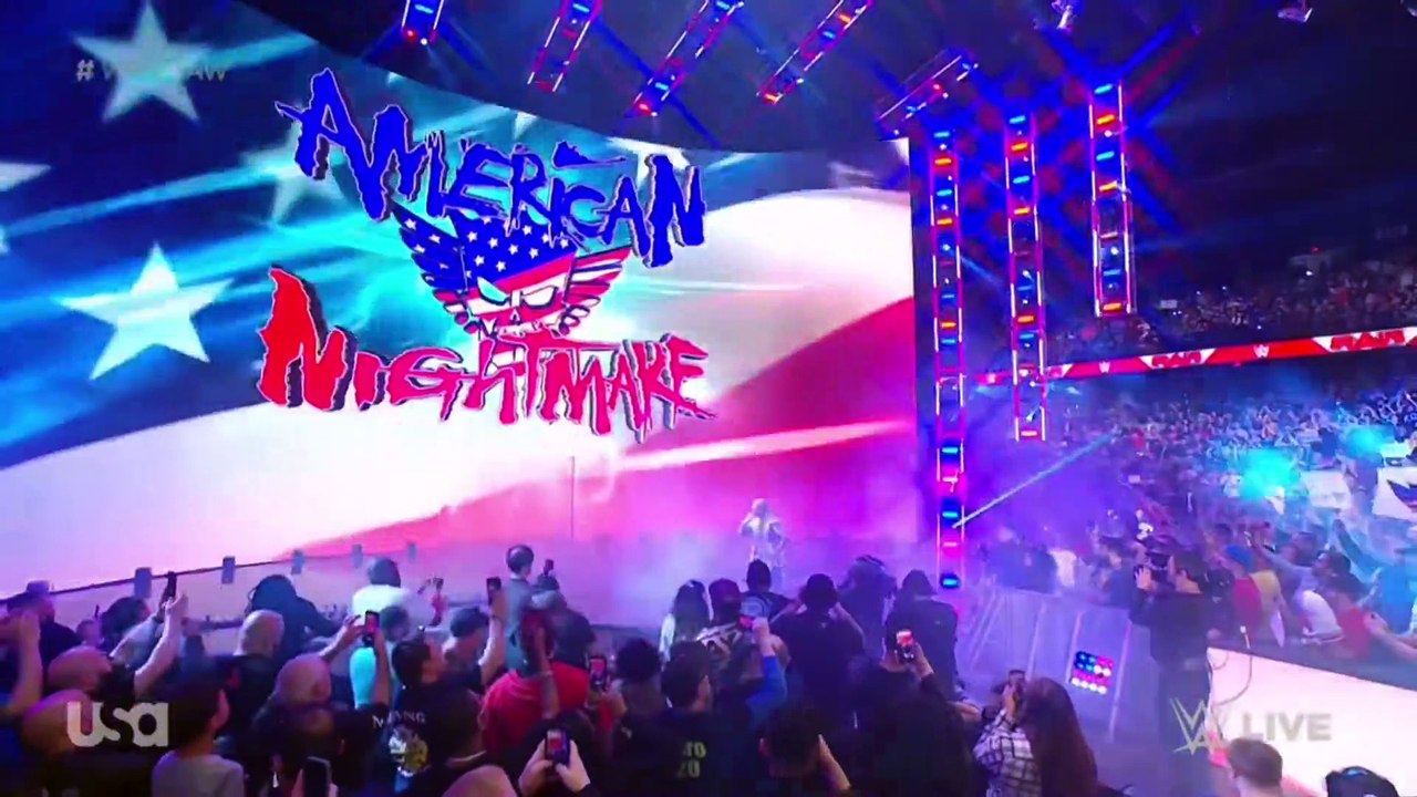 Cody Rhodes Entrance for a match: WWE Raw, April 24, 2023