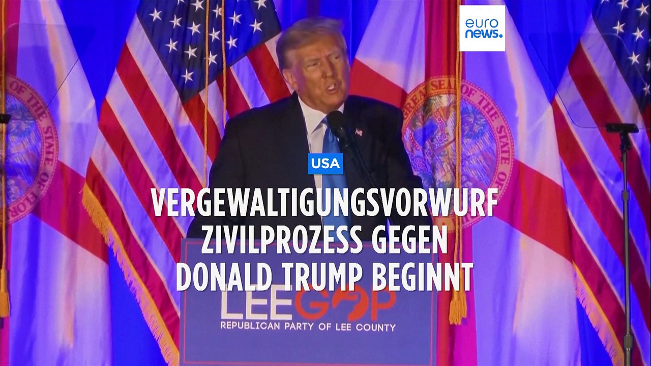 Vergewaltigungsvorwurf: Prozess gegen Donald Trump beginnt