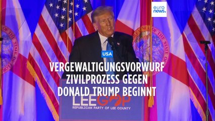 Vergewaltigungsvorwurf: Prozess gegen Donald Trump beginnt