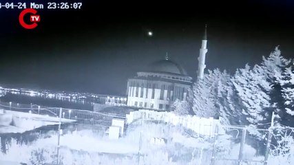 İstanbul'da meteor düştüğü gözlemlendi