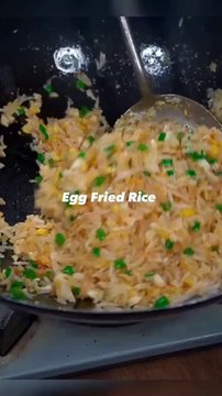 Egg fried rice, easy Chinese food recipes