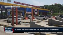 Kondisi Arus Balik di Tol Kalikangkung Semarang