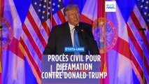 Procès civil pour diffamation contre Donald Trump sur fond d'accusations de viol