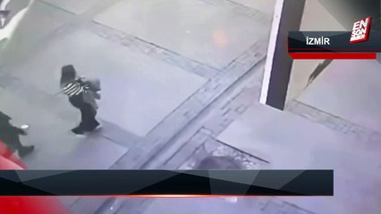 İzmir'de sokak ortasında taciz anı kameralara böyle yansıdı