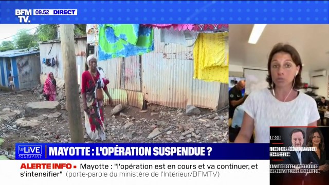 Mayotte: la porte-parole du Ministère de l'Intérieur déclare qu'une trentaine de personnes ont réintégré le centre de rétention