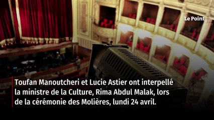 Molières : interpellée, la ministre de la Culture répond à deux artistes