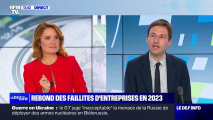 Rebond des faillites d'entreprises en 2023