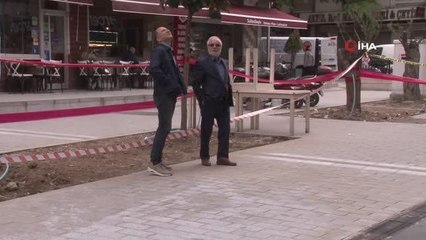 Avcılar'da kadının kafasına beton parçası düşerek hayatını kaybettiği yerde bilirkişi incelemesi yapıldı