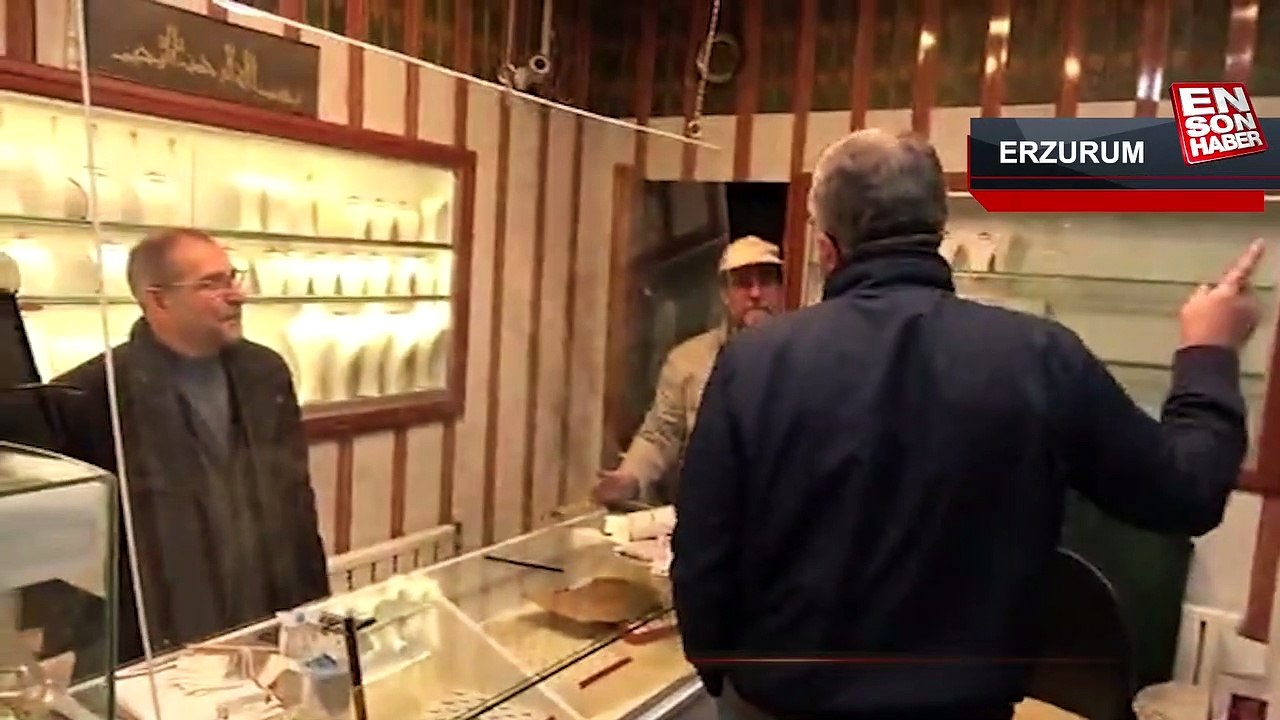 Erzurumda hırsızlık,uvarı delip 23 kilo altın çaldılar