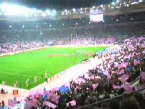 Entrée des joueurs Stade Français/Stade Toulousain