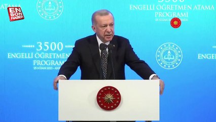 Cumhurbaşkanı Erdoğan: Öğretmenlerin şartlarını iyileştirmeye devam edeceğiz